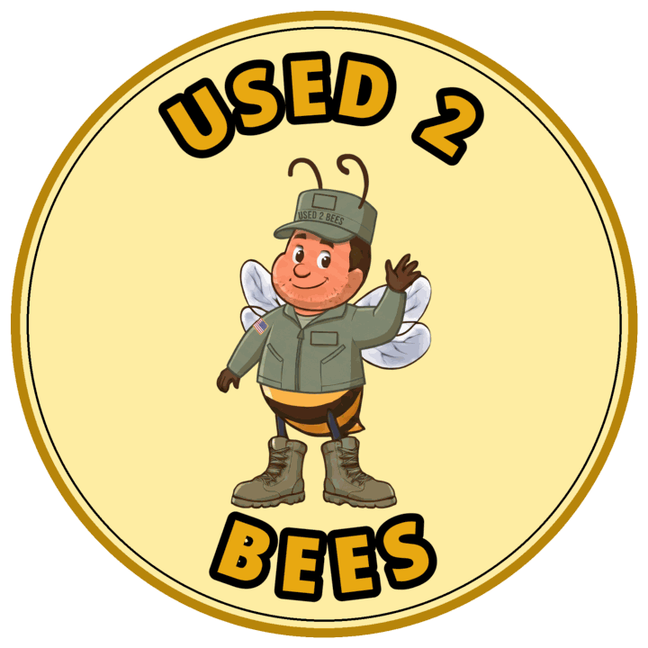 Used 2 Bees circle sticker — Army Pilot (Male)