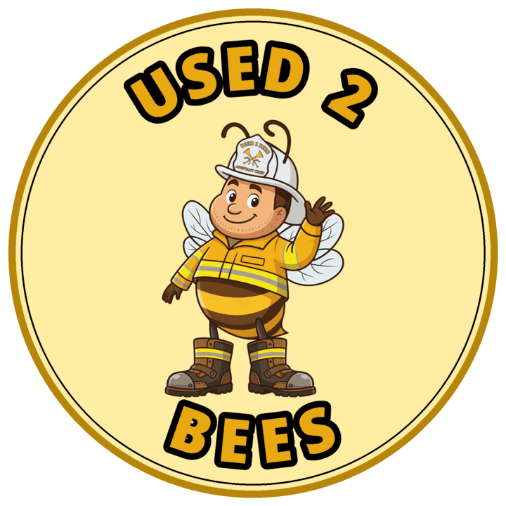Used 2 Bees circle sticker — Fire Dept — Assistant Chief