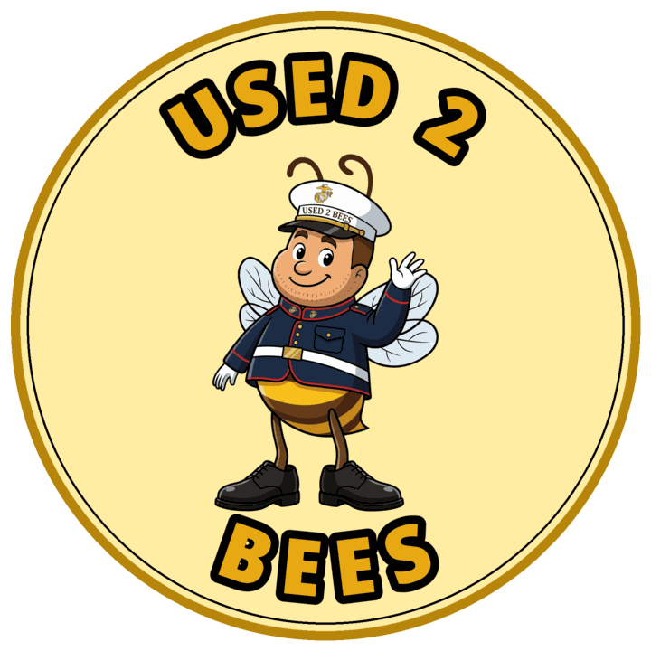 Used 2 Bees circle sticker — Marines Dress (Male)