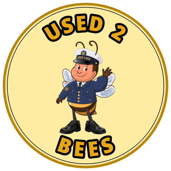 Used 2 Bees circle sticker — Coast Guard Dress (Male)